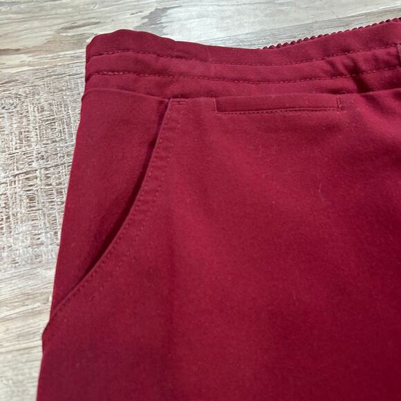 FIGS XS Technical Collection Scrub Pants Burgundy Straight Leg Uniform - Picture 4 of 7